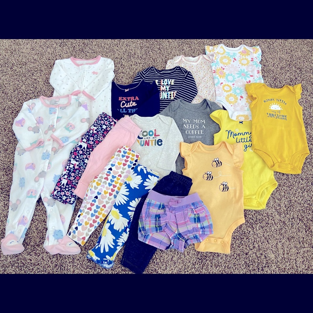 Baby Girl Clothes Bundle 9mo